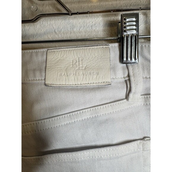 Lauren Ralph Lauren Women’s White Skinny Jeans Pants Stretch Denim Casual Size 8 - Picture 10 of 11